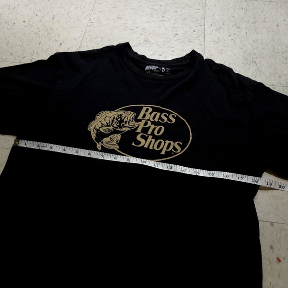 Bass Pro Shops | Mens Black T-Shirt ☆DAMAGED☆ - Picture 9 of 9